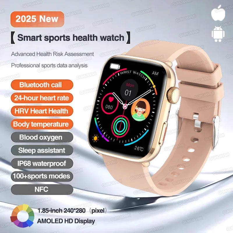 2025 Series 10 Thinstant classic Smart Watch Men Bluetooth Call AMOLED Screen NFC IP68 GPS Sport Health Tracker Women