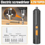 USB Rechargeable Cordless Electric Screwdriver – Wireless Impact Drill Power Tool