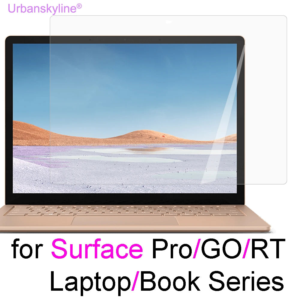 Screen Protector for Surface Pro 10 9 8 7 6 5 4 3 2 X for Microsoft Laptop 7 GO 3 Book 3 2 1 RT Film Clear Studio HD Skin Guard