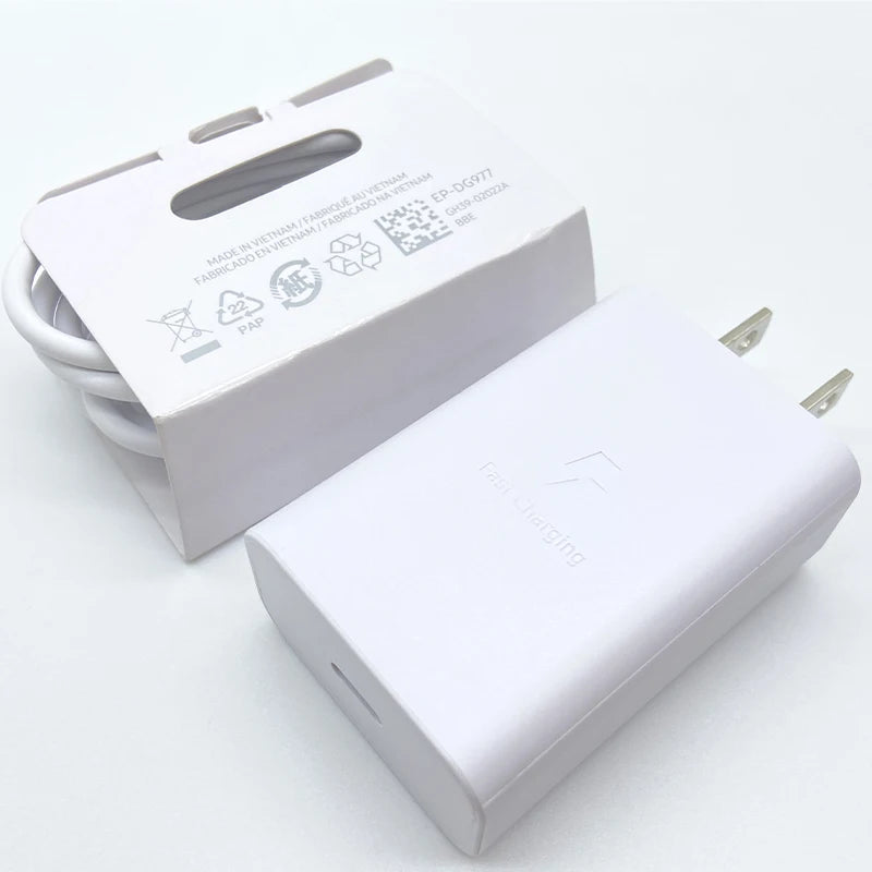 SAMSUNG PD 15W Fast Charger US Plug Quick  Type C  USB C For Galaxy A54 A14 S10+ S10 S9 Plus S23FE S21FE