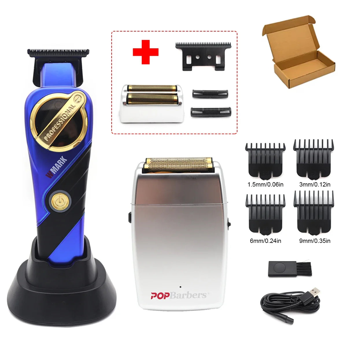NG-9213 P620 Professional Barber Clipper – Magnetic Motor, DLC Blade, 11000RPM