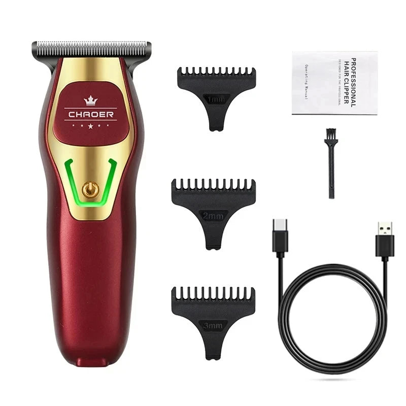 Mini Portable Hair Trimmer – Rechargeable Bald Head Clipper & Shaver