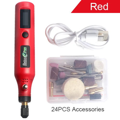 USB Wireless Mini Electric Rotary Drill – 5000-15000 RPM