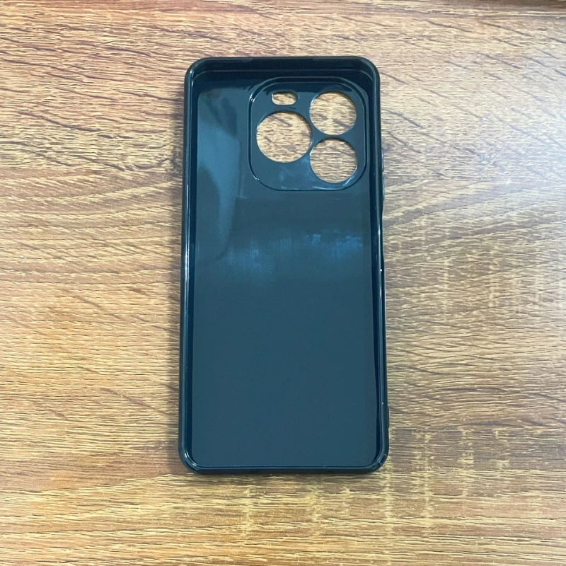 For Cubot A40 Transparent Black TPU Phone Case for CubotA40 CUBOT A40 CUBOTA40 Silicone Soft Protective Back