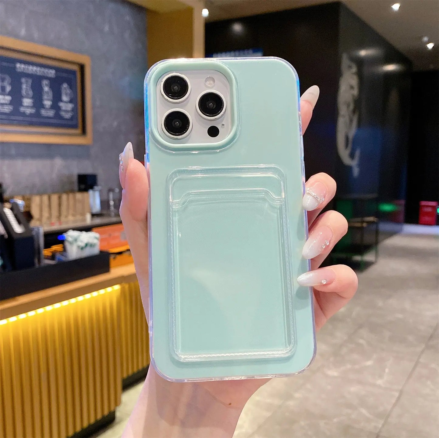 Candy Jelly Cute 2 in 1 Phone Case For Apple iPhone 11 12 13 14 15 16E 16 Pro Max Plus Funda with Card Holder Protective