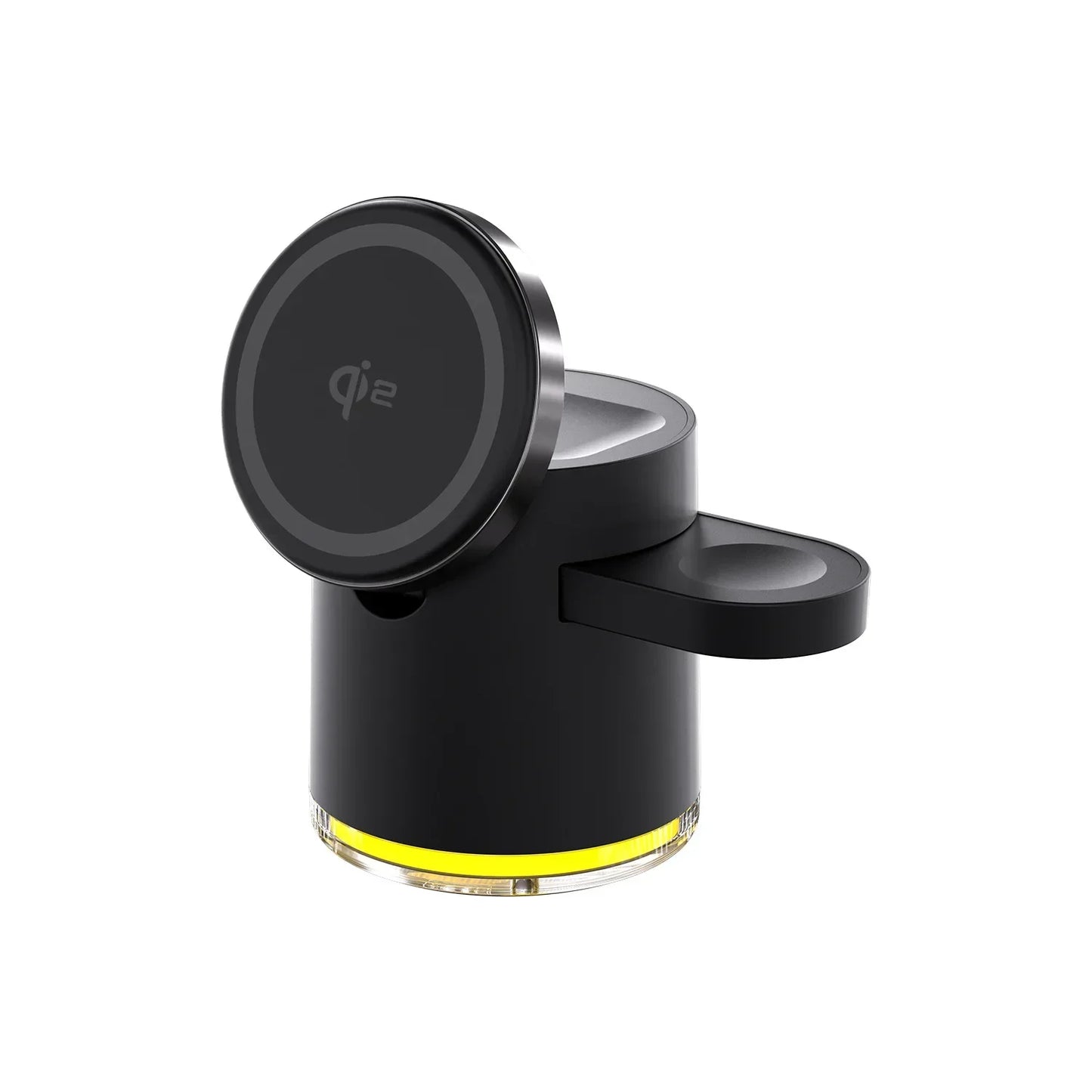 Qi2 Charger with Night lamp 3in1 Magsafe Wireless Chargers Station for iPhone & Samsung Apple Watch Magnetic Accessory