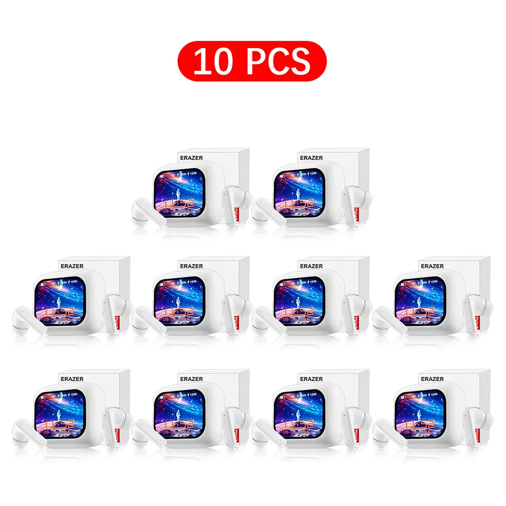 ERAZER Original LCD Touch Screen Bluetooth earphone ANC noise cancelling wireless Headphone waterproof earbuds HD stereo Headset