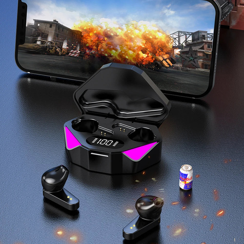 X15 TWS Wireless Headphones Bluetooth Control Sport Waterproof Microphones Music for All Smartphone