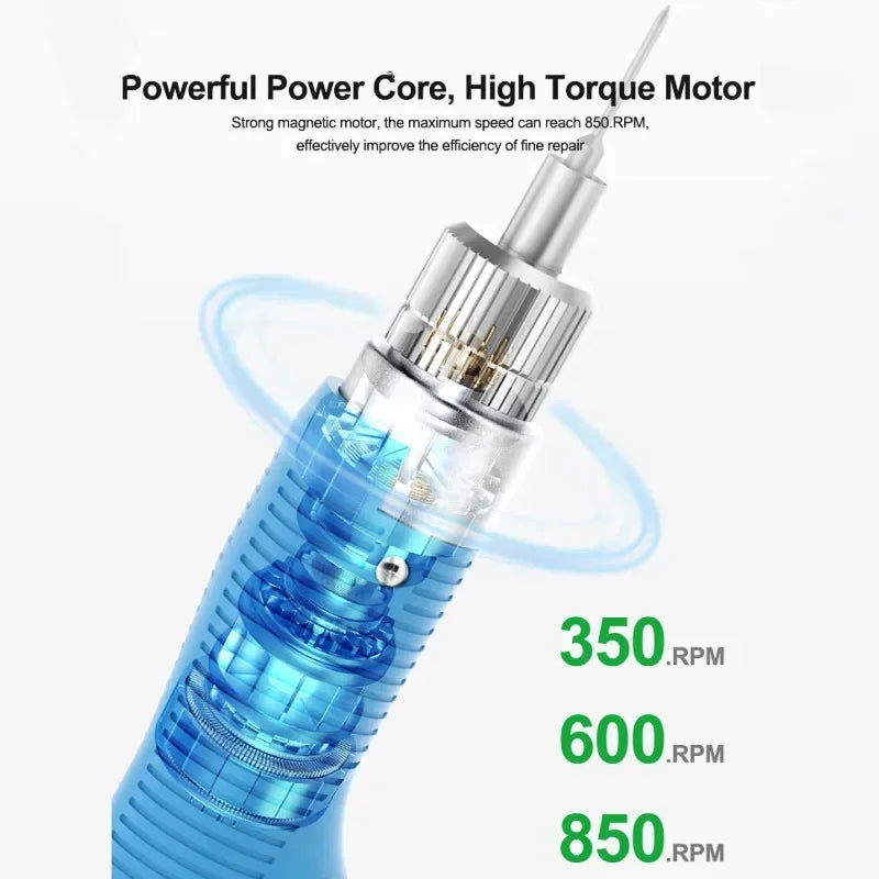 RELIFE E2 T01 Torque Electric Screwdriver  Adjustable Speed Forward and Reverse Rotation Disassembly Wireless Bolt Driver