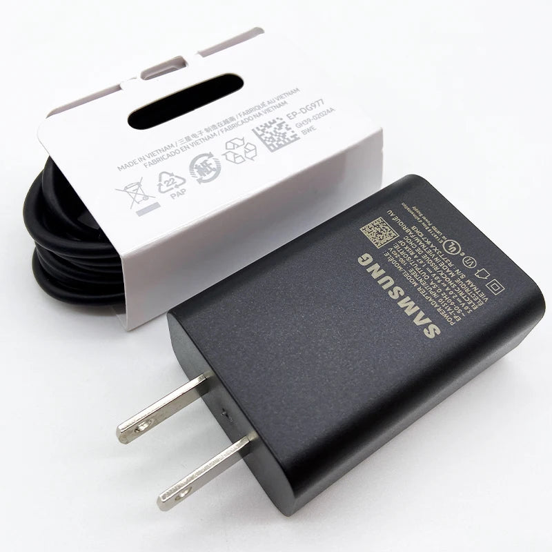 SAMSUNG PD 15W Fast Charger US Plug Quick  Type C  USB C For Galaxy A54 A14 S10+ S10 S9 Plus S23FE S21FE