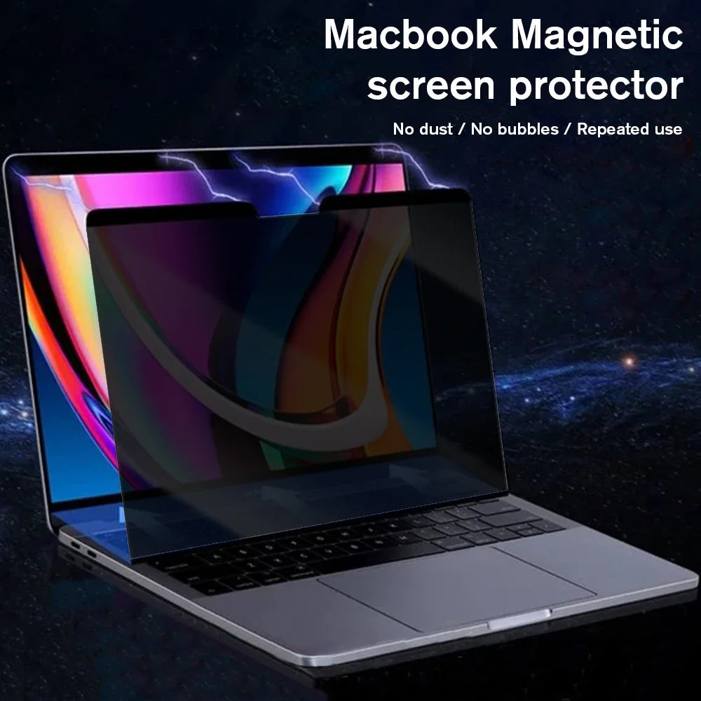 Magnetic Anti-peeping Screen Protector For Macbook Air 13.6 15 M1 M2 M3 M4 Pro 14 16 2023 Anti-peek Anti-spy Film Privacy Filter