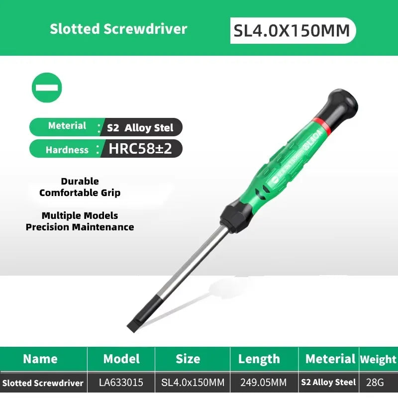 LAOA 1pcs precision screwdriver SL1.0-4.0  phillips mini  phillips plum blossom T5-T20