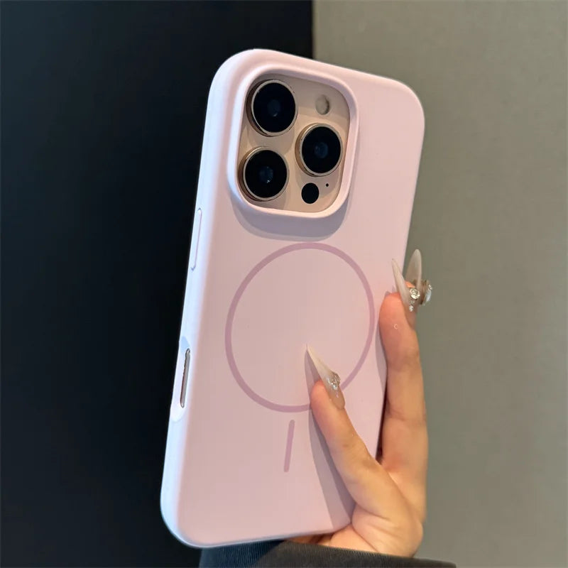 Original Liquid Silicon Magsafe Case For iPhone 17 Air 16 15 Plus 14 13 12 11 Pro Max Magnetic Wireless Charge Soft Rubber