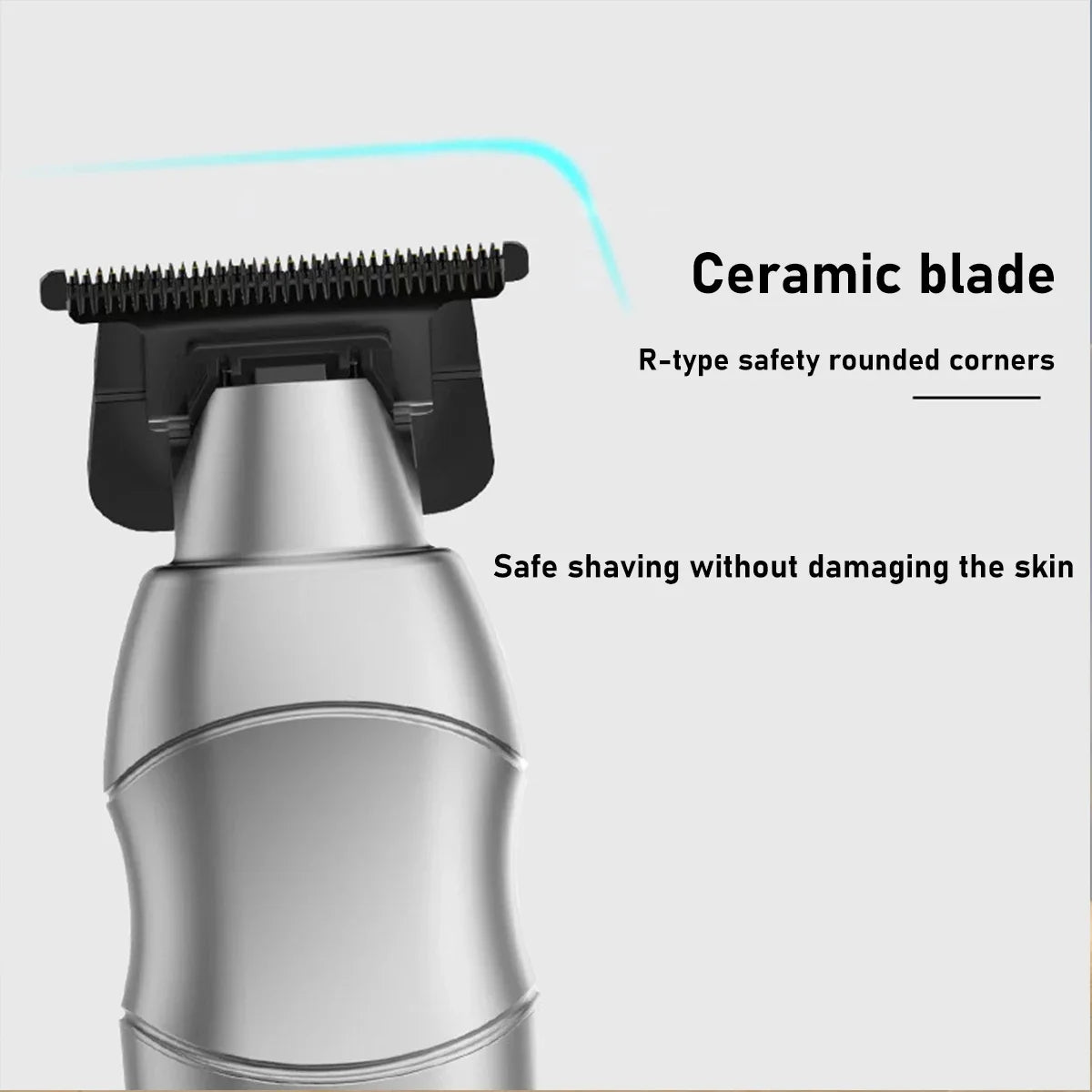 TF-617 Professional Hair Clipper – Zinc Alloy Body, DLC Blade, 7000RPM