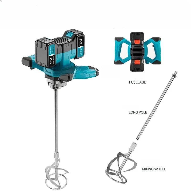 Cordless 6-Speed Handheld Ice Auger Drill – Electric Earth Auger for Makita 18V