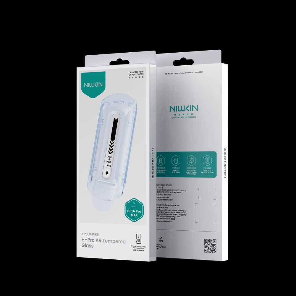 Nillkin For  iPhone 17 Pro Max 17 Air 16 Pro Max 16 Plus H+Pro AR 9H Scratch Resistant 3D Arc Edge Screen Protector