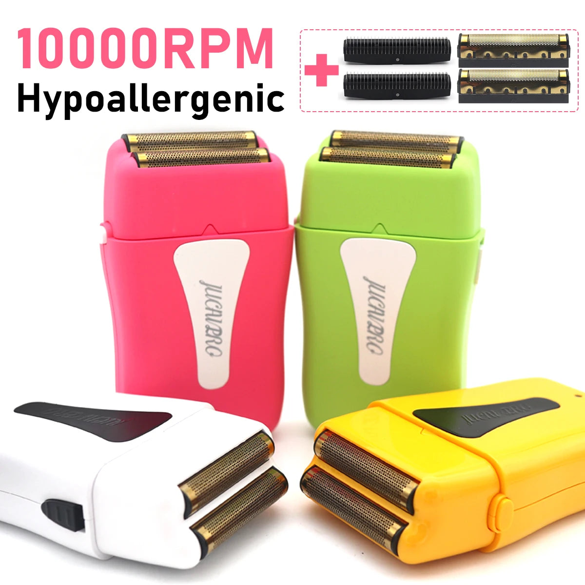 Jucai Pro 10000RPM Electric Shaver – Professional Men’s Hair Trimmer with 2000mAh Battery