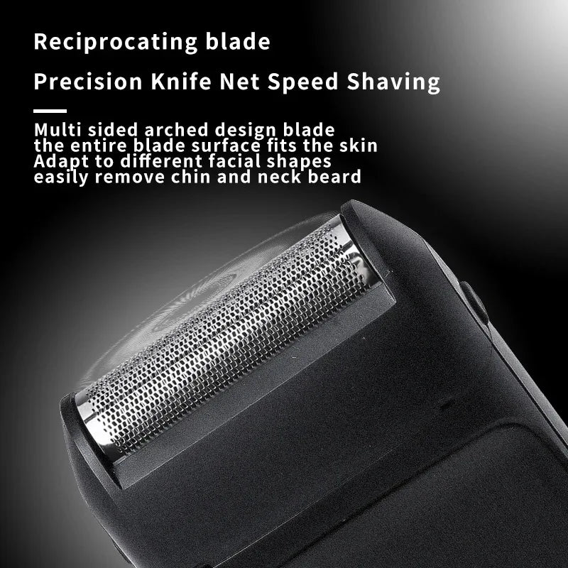 Kemei Compact Single Foil Shaver – Portable Cordless Razor for Men