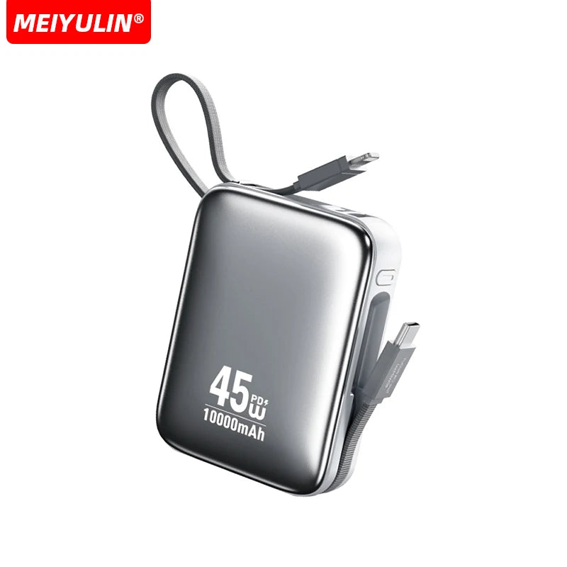 For Laptop 20000mAh 45W Power Bank 10000mAh USB C Cable Fast Mobile External Battery For iPhone Samsung Xiaomi