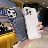 Candy Jelly Cute 2 in 1 Phone Case For Apple iPhone 11 12 13 14 15 16E 16 Pro Max Plus Funda with Card Holder Protective