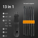 Triangle Screwdriver 17 In 1 Special Shaped Magnetic Screw CRV Torx Key Set Telescopic Alloy Steel For Xiaomi Repair Household