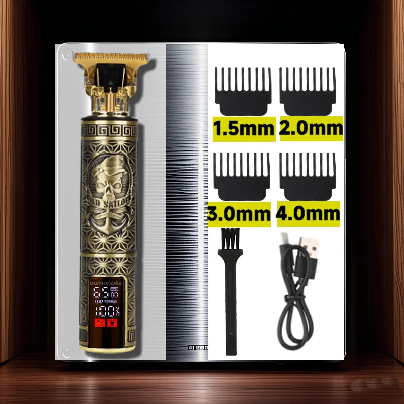 T9 Professional Electric Shaver – Men’s Beard Trimmer & Hair Clipper