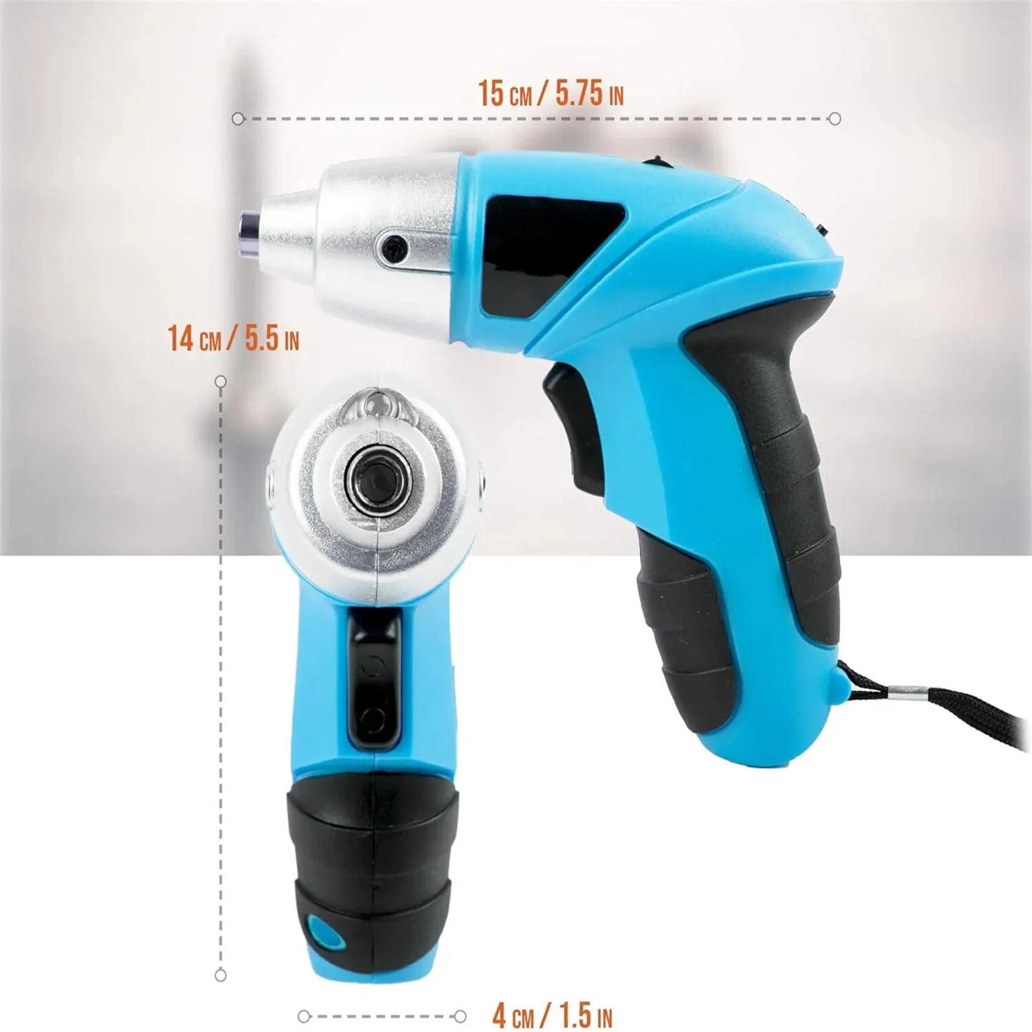 JANGKLIFE 3.6V Cordless Electric Screwdriver – Rechargeable 1300mAh Mini Drill Power Tool for Home DIY