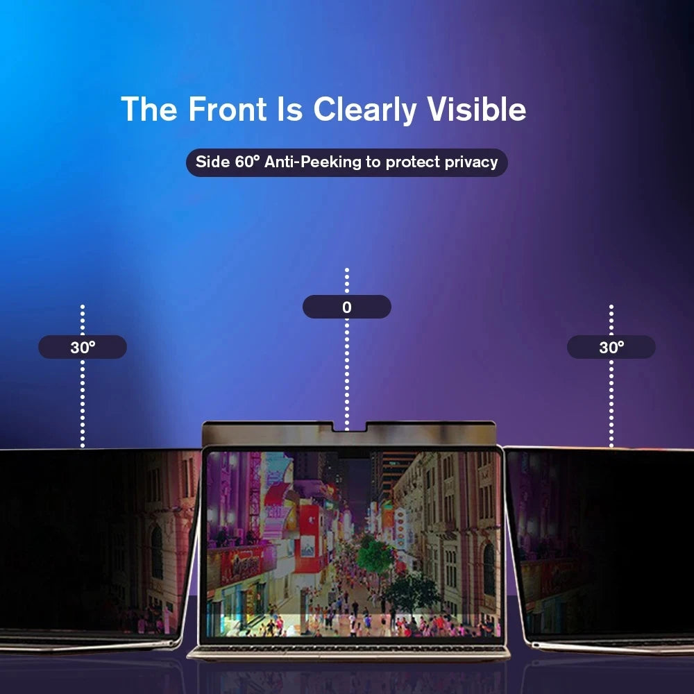 Magnetic Anti-peeping Screen Protector For Macbook Air 13.6 15 M1 M2 M3 M4 Pro 14 16 2023 Anti-peek Anti-spy Film Privacy Filter