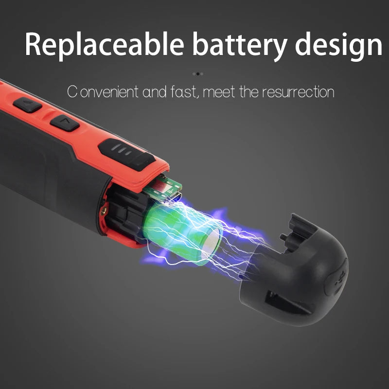 6-Speed Torque Cordless Electric Screwdriver Rechargeable 2000mAh Mini Drill 3.6V Power Tools Set Household Maintenance Repair