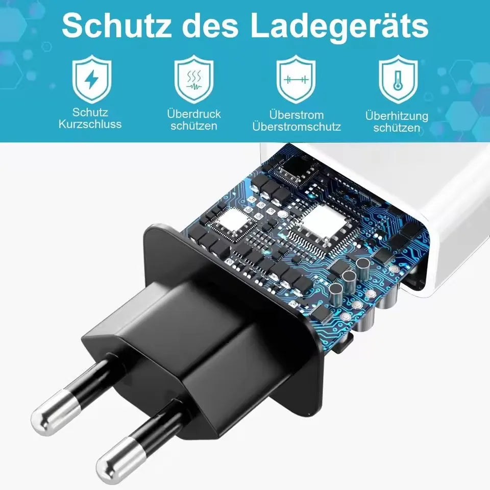 Google Original 30W Charger – USB-C Fast Charging Adapter for Pixel 8/7/6/10/9 Pro/XL/9A