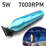 Zero Gapped Hair Trimmer – DLC T-Blade, LED Display, Low Noise, Cordless