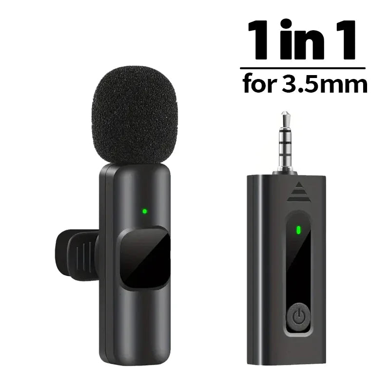 Wireless Lavalier Microphone – Mini Mic for iPhone, Android & Laptop, Live Streaming, Gaming & Recording