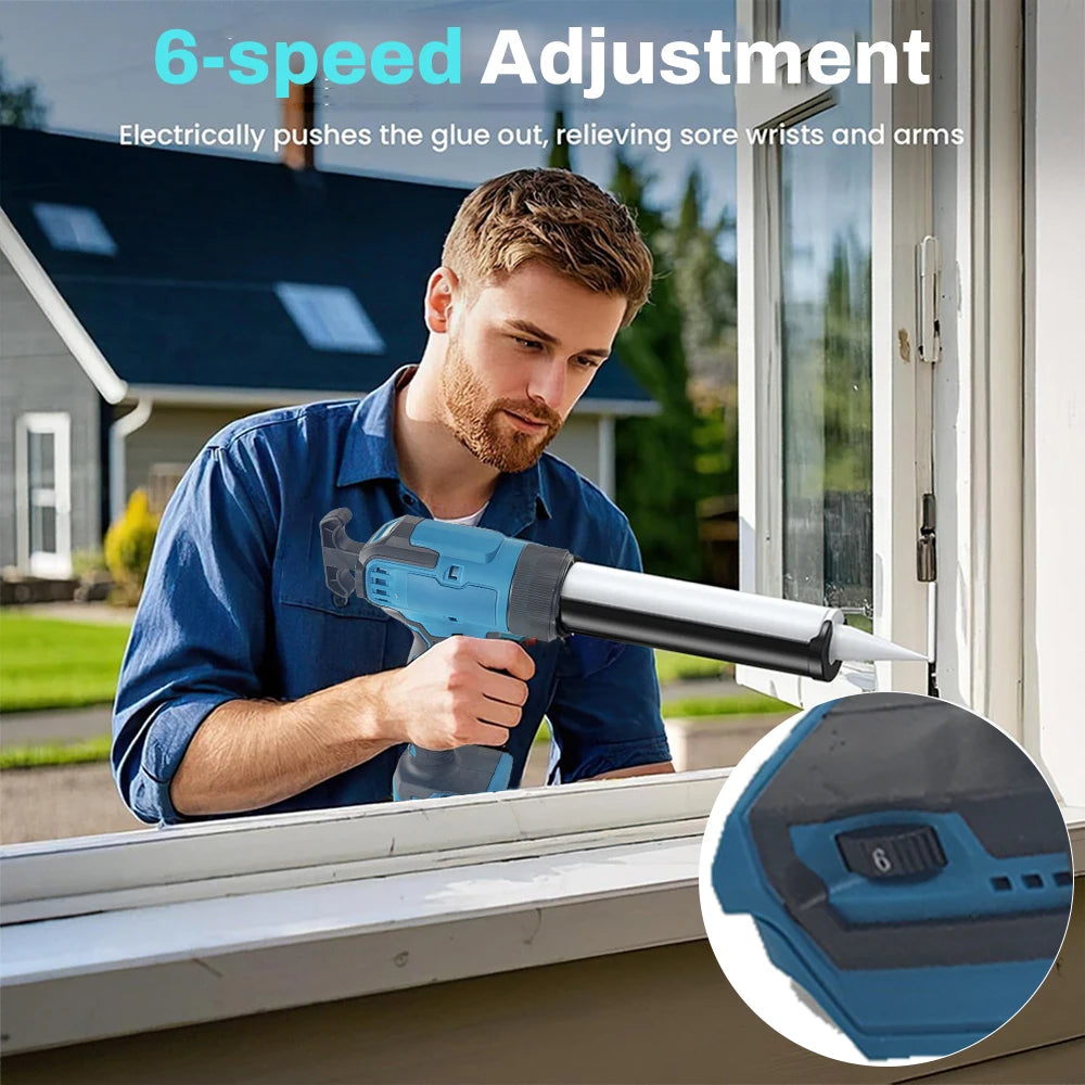 Electric Cordless Caulking Gun for Dewalt 18V/20V Battery