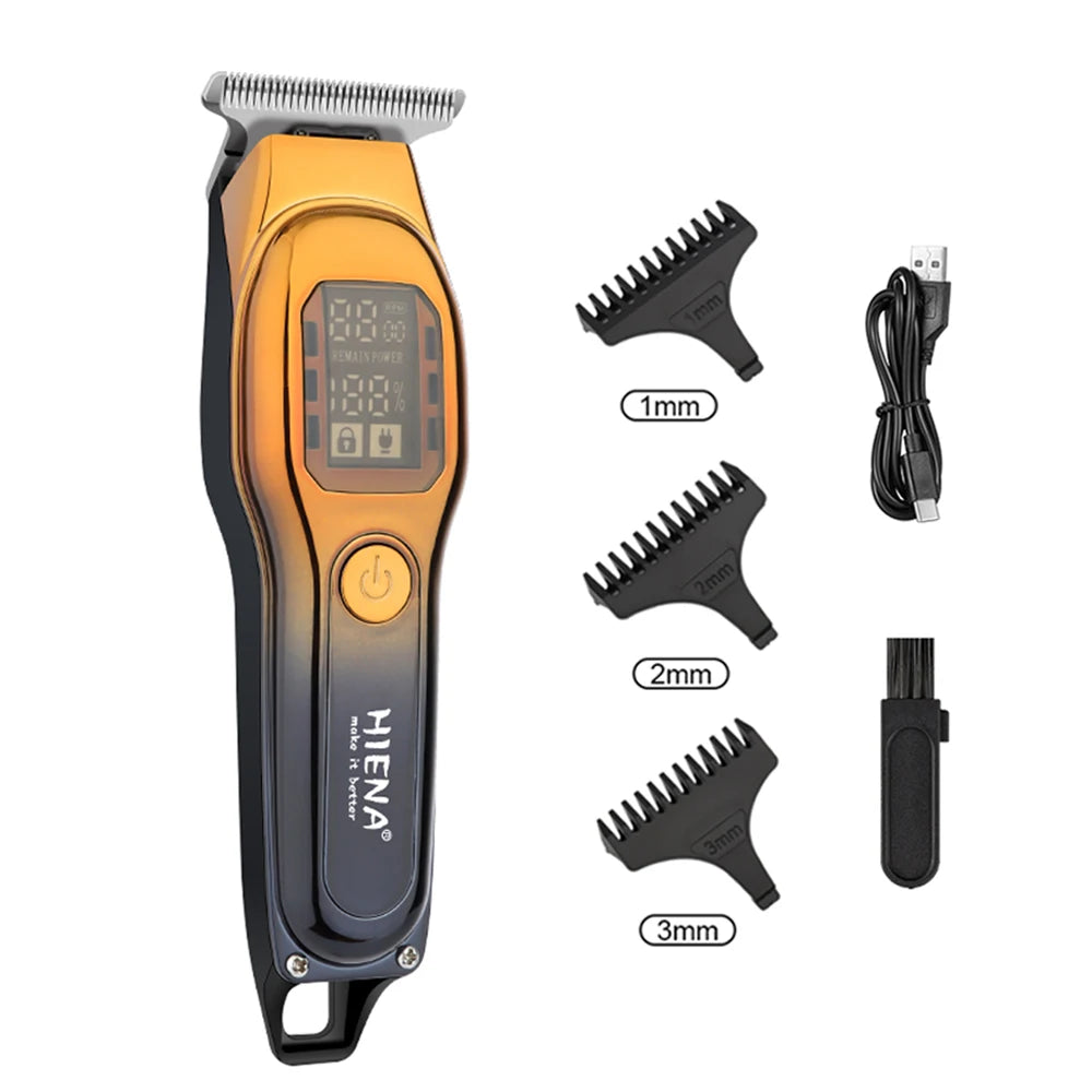 HIENA Professional Hair Clipper – Carving & Gradient Trimmer, Cordless