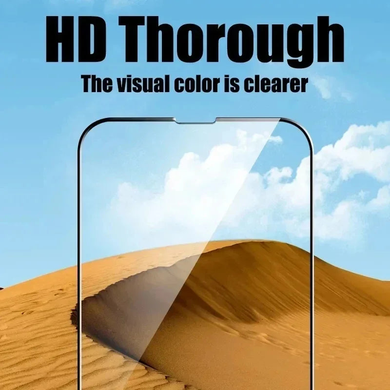 5Pcs 9D Glass For iPhone 13 11 12 15 14 Pro Max 8 Plus Screen Protector For iPhone 16 15 PRO XR XS MAX Tempered Glass