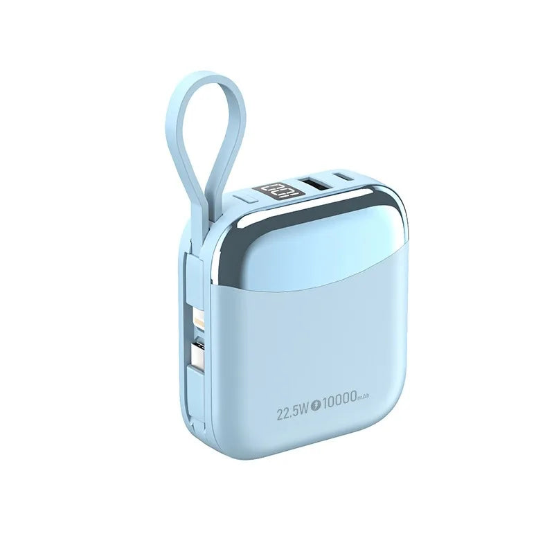 Certification 10000mAh Mini Power Bank 66W Fast Charge External Battery for iPhone Xiaomi Huawei Samsung