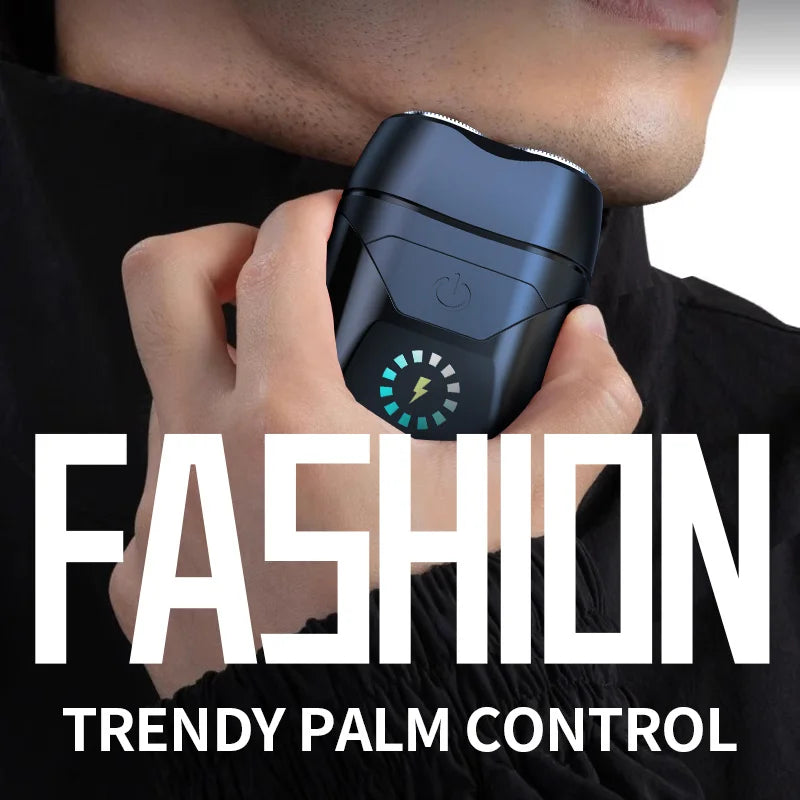 Dual-Head Electric Shaver – Intelligent Digital Display with Variable Speed Beard Trimmer