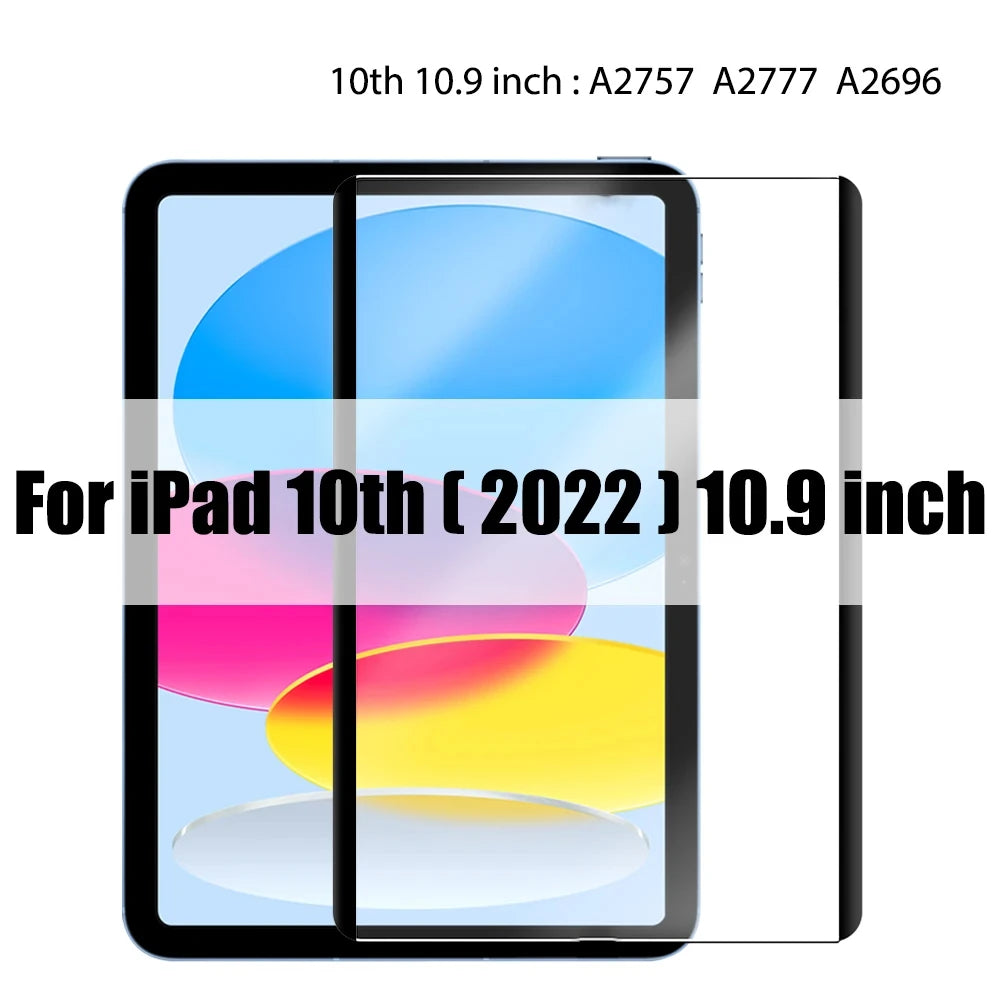 Paper Magnetic Like Screen Protector For Ipad 9 8 7 6 5 9th Generation 10 Ipad Pro 11 12.9 10.5 9.7 Air 5 4 13 2024 Mini 6 Film