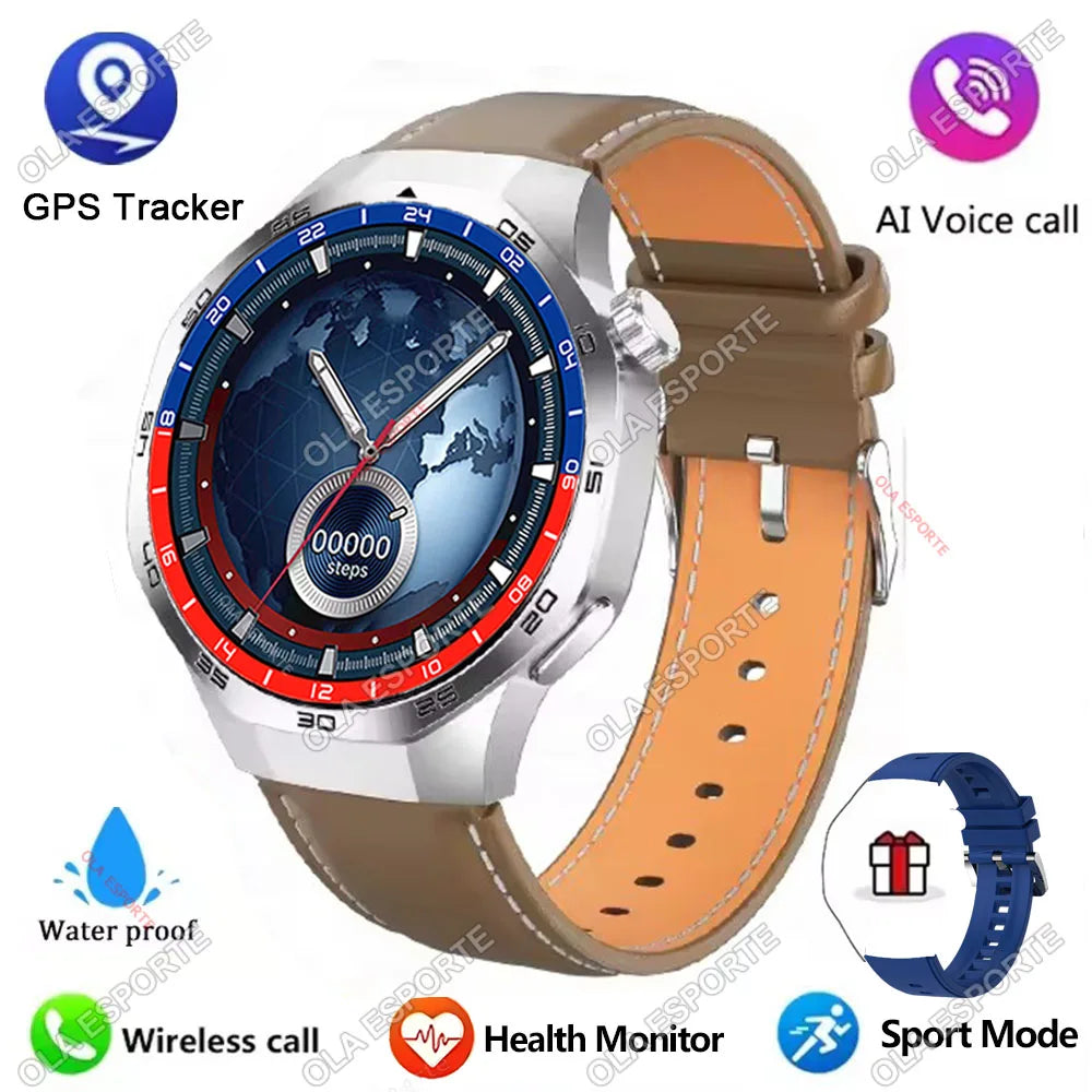 2025 New Watch 5 Pro Smart Watch 1.5“ AMOLED Screen NFC GPS Tracker BT Call Health Waterproof Men Women For Android