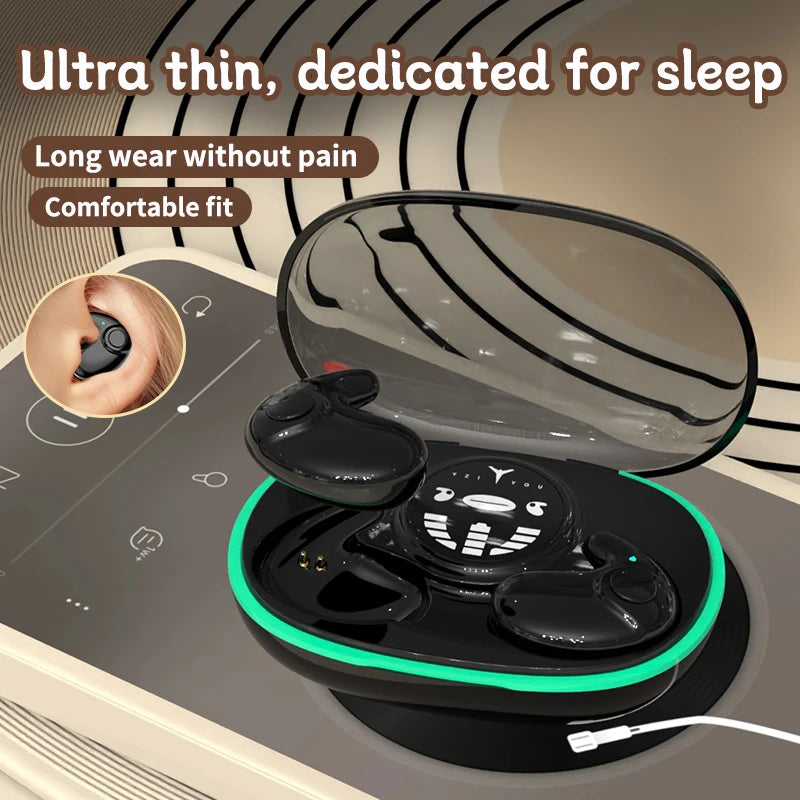 SK MD558 Invisible Earbuds Sleep 5.3 Wireless Bluetooth xUltra-Thin Noise Reduction Stereo Waterproof