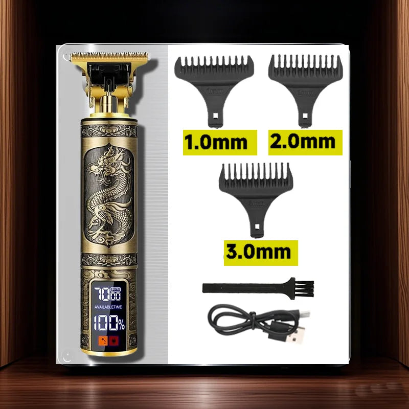 Professional Men’s Hair Cutting Machine – Electric Trimmer, Shaver & Beard Cutter