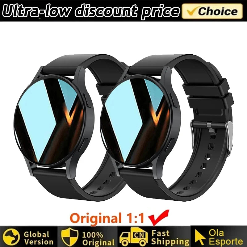 Smartwatch Women Watch 6 Health Monitoring Watch Waterproof Voice Assistant Bluetooth Call 2025 New Sports Watch