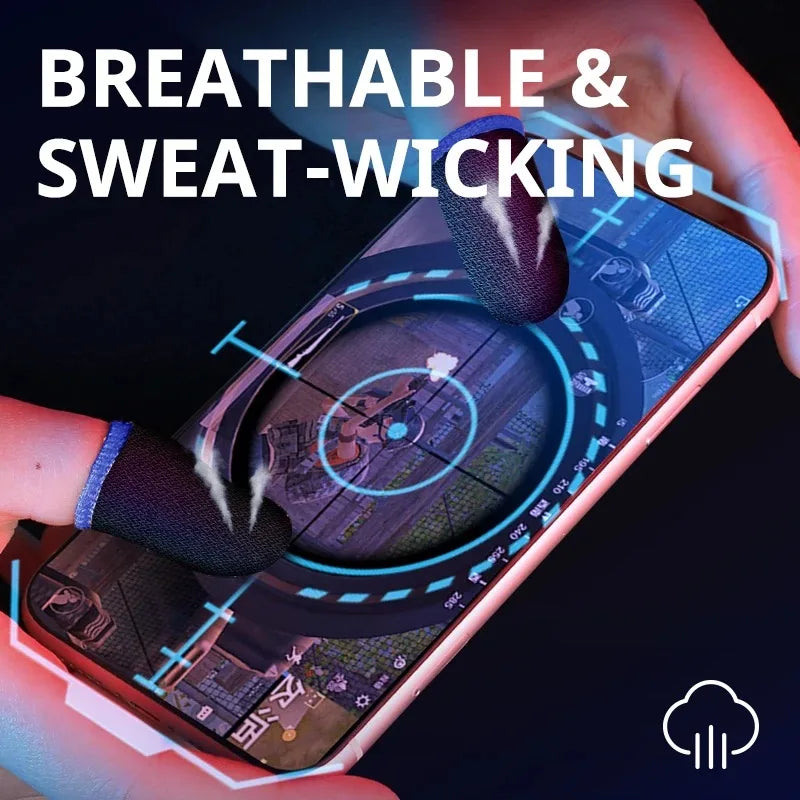 20Pcs Finger Covers for Game Controller – Anti-Sweat, Scratch Resistant PUBG Thumb Gloves