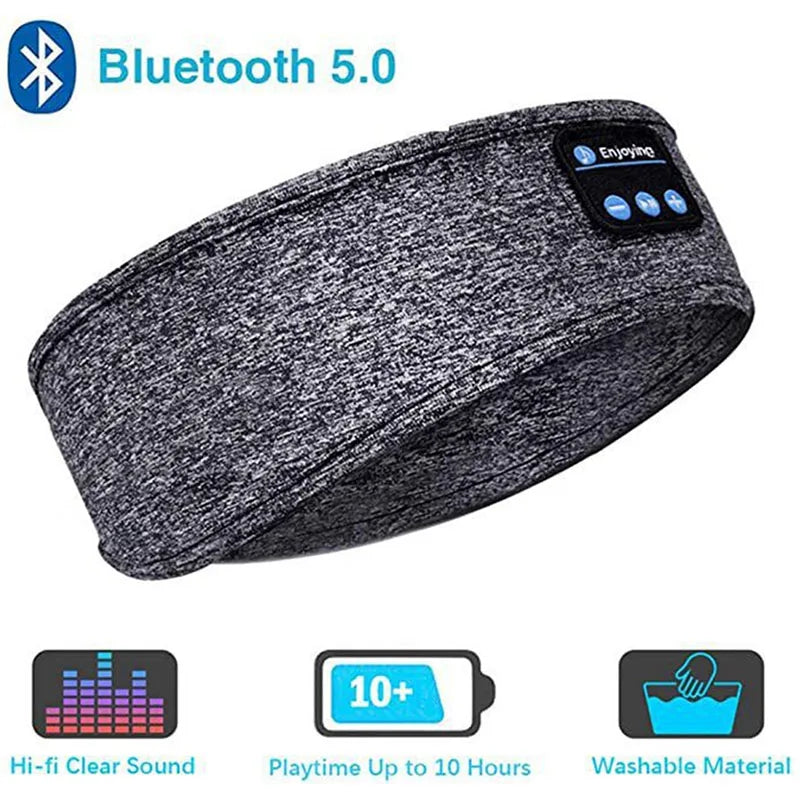 Fone Bluetooth Earphones Sports Sleeping Elastic Wireless Music Eye Mask Wireless Bluetooth Headband