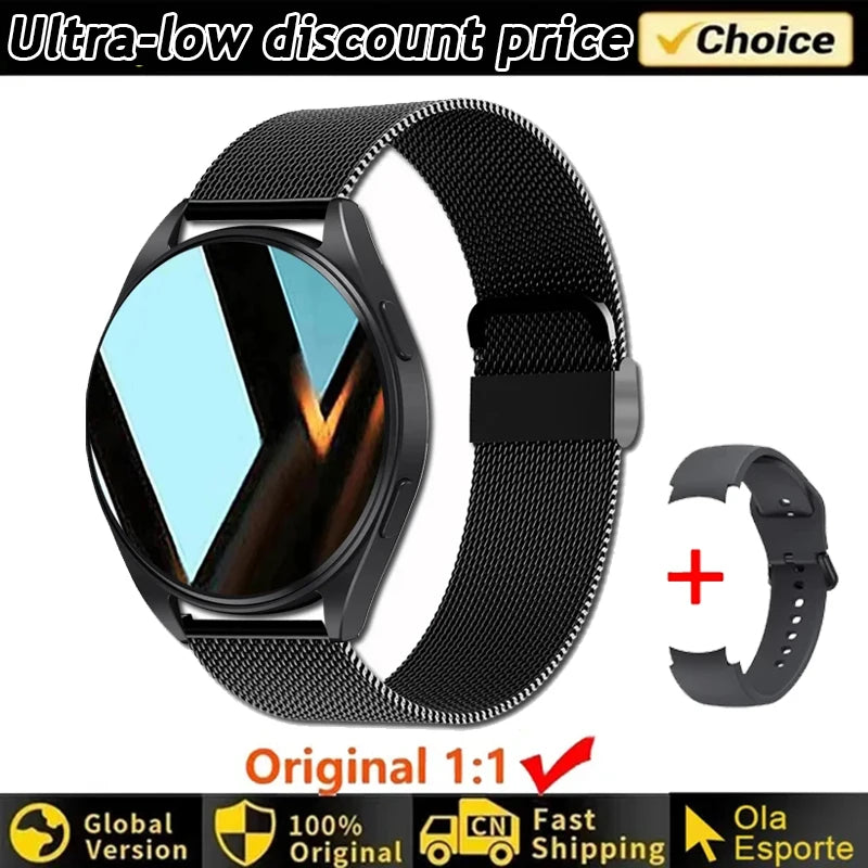 Smartwatch Women Watch 6 Health Monitoring Watch Waterproof Voice Assistant Bluetooth Call 2025 New Sports Watch