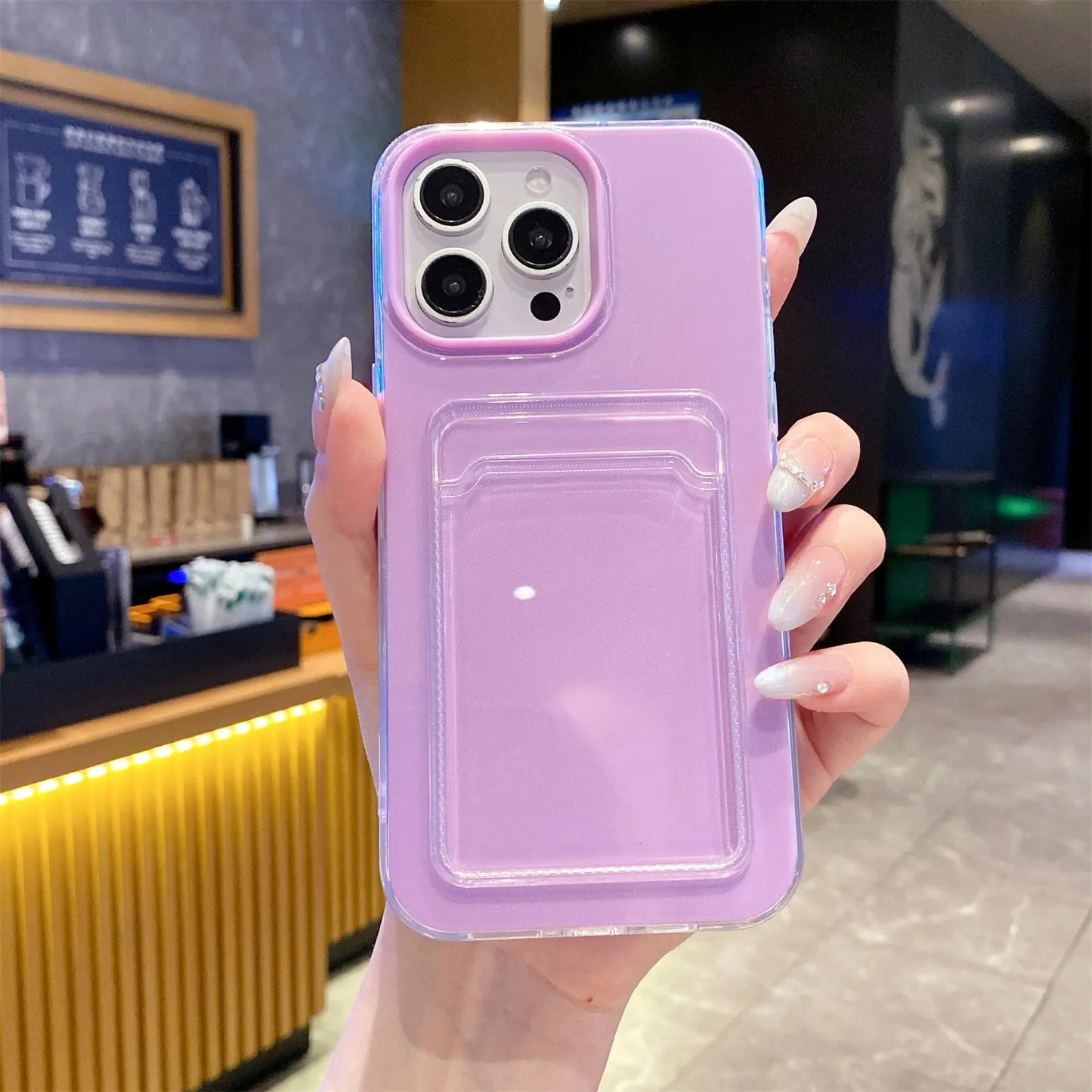 Candy Jelly Cute 2 in 1 Phone Case For Apple iPhone 11 12 13 14 15 16E 16 Pro Max Plus Funda with Card Holder Protective