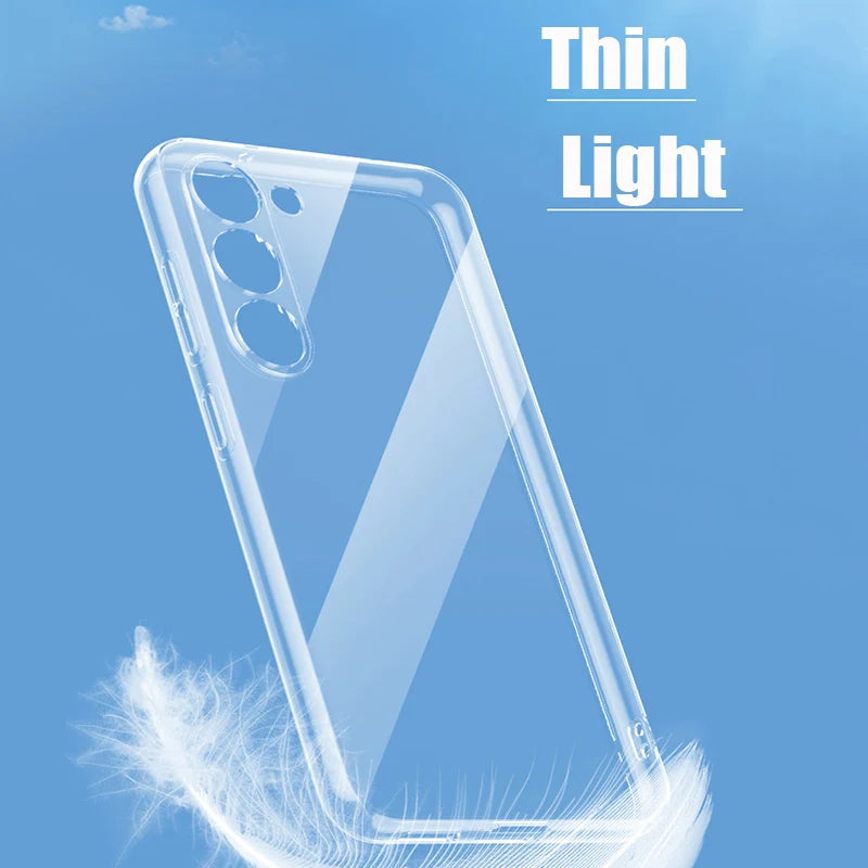 Clear Phone Case For Samsung Galaxy A54 A34 A14 A05 A05S A15 A35 A55 5G Soft Silicone For Samsung A56 A36 A26 A16 A06