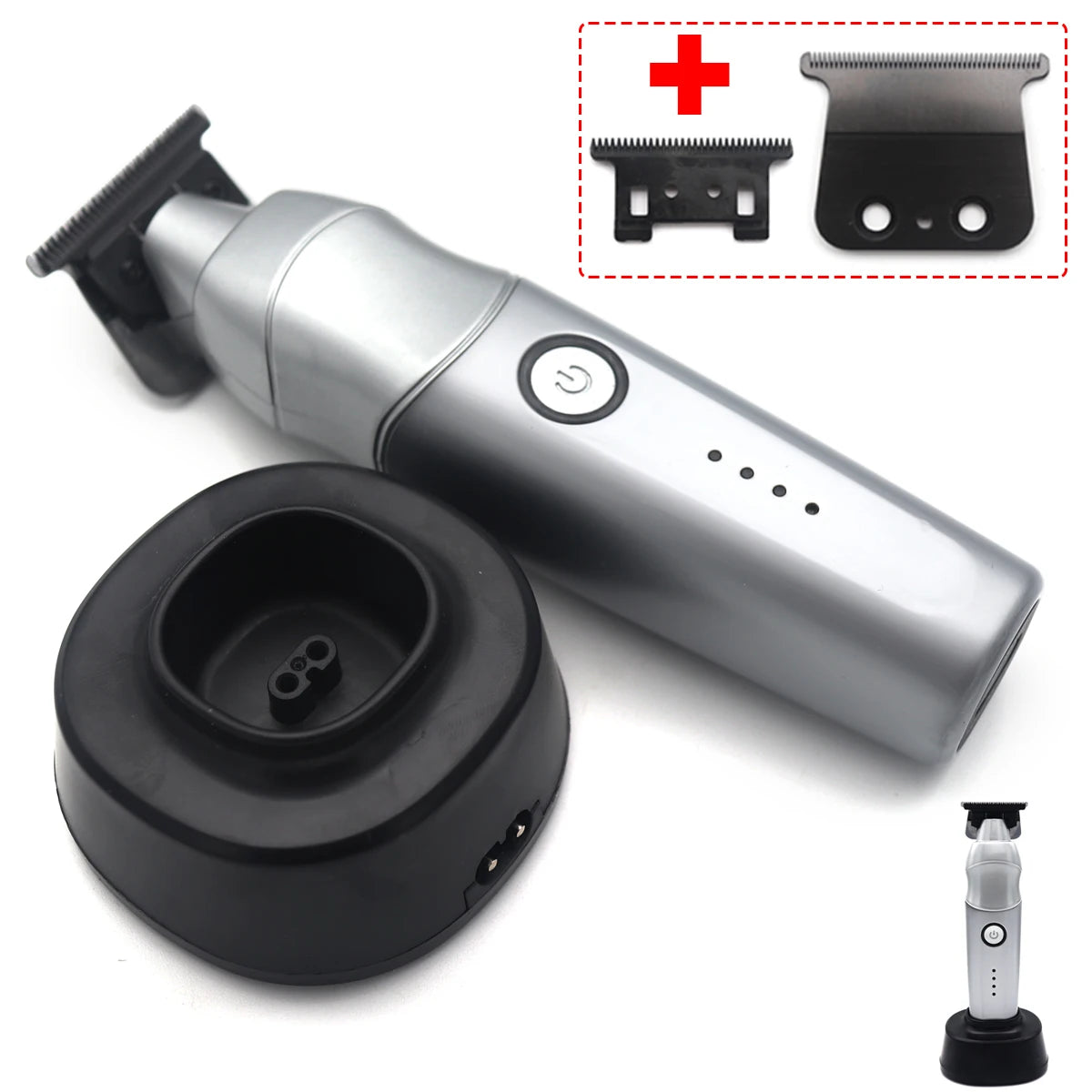 TF-617 Professional Hair Clipper – Zinc Alloy Body, DLC Blade, 7000RPM