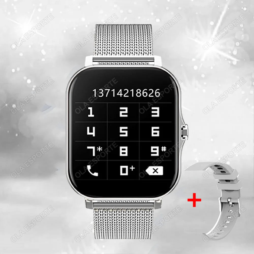 1.83'' Waterproof Smart Watch with Message Answer Call Sleep Monitoring Sports Pedometer Information Alerts For iPhone Android