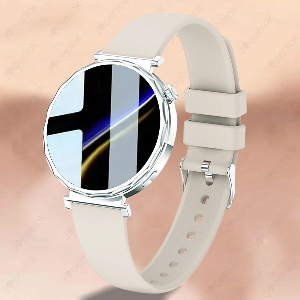 2025 New GPS Tracking Smartwatch Women AMOLED HD Screen Heart Rate Bluetooth Call IP68 Waterproof IOS